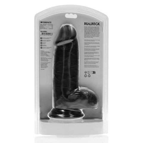 RealRock model z przyssawką i anatomiczną podstawą 20,3 cm, kolor cielisty