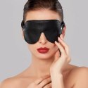 Allure Reversible Eye Mask dwustronna maska na oczy czarna skorzana