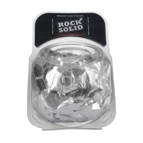 Doc Johnson Donut - Zestaw 100 elastycznych pierścieni TPE, transparentny