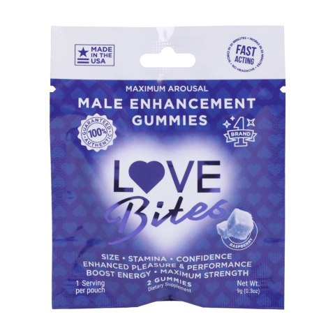 Doc Johnson Love Bites Żelki dla mężczyzn 12 sztuk 9g wsparcie witalności