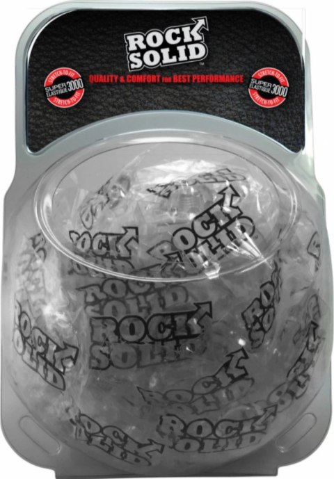 Doc Johnson zestaw 50 elastycznych pierścieni anatomicznych czarnych TPE