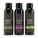 Earthly Body Zestaw 3 olejkow do masażu Hemp Mini Mix 3x30ml