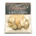 Little Genie Glitterati Boobie - Balony z konfetti 5 szt. 28 cm