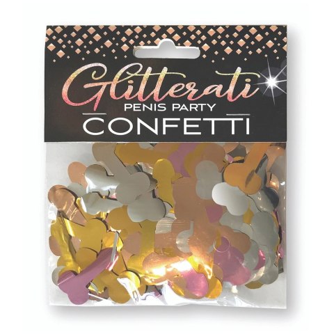 Little Genie Glitterati Konfetti dekoracyjne metaliczne, mix kolorow