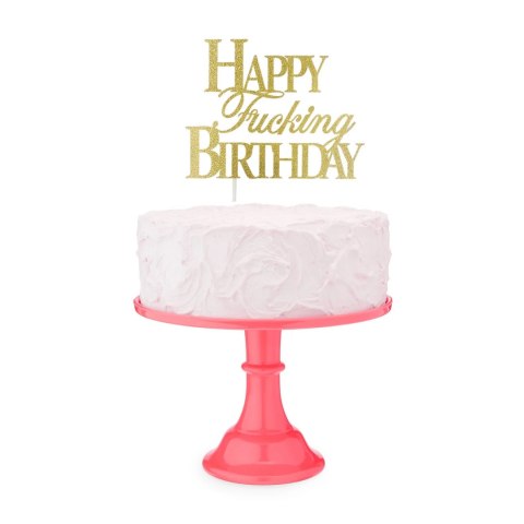 Little Genie Happy F'ing Birthday dekoracja na tort urodzinowy