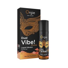 Orgie Dual Vibe! żel o smaku koktajlu Sex On The Beach 15 ml