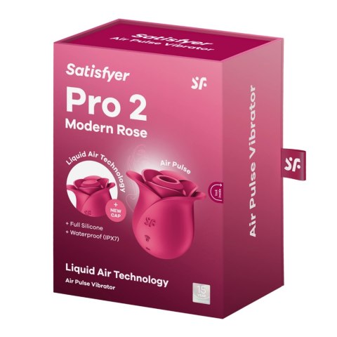 Satisfyer Pro 2 Modern Blossom - pulsacyjny model roża, 11 trybow