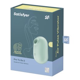 Satisfyer Pro To Go 2 - kompaktowy model pulsacyjny z podwojną funkcją