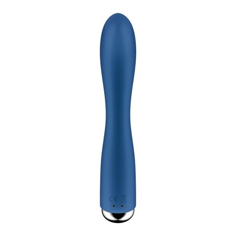 Satisfyer Spinning Rabbit 1 - podwojny model z obracaną głowką, fioletowy