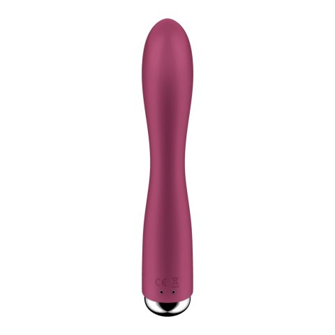 Satisfyer Spinning Rabbit 1 - podwojny model z rotacyjną głowką, rożowy