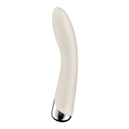 Satisfyer Vibe 1 - zakrzywiony model z obrotową głowką, silikonowy