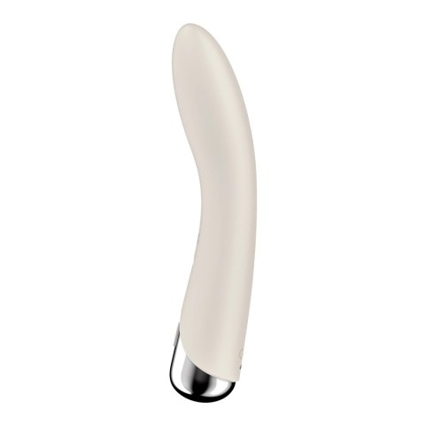 Satisfyer Vibe 1 - zakrzywiony model z obrotową głowką, silikonowy