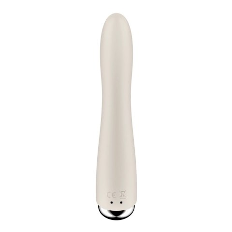 Satisfyer Vibe 1 - zakrzywiony model z obrotową głowką, silikonowy