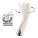Satisfyer Vibe 1 - zakrzywiony model z obrotową głowką, silikonowy