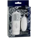 Doc Johnson White Nights Mini pocisk z 7-biegowym kontrolerem