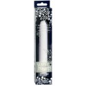 Doc Johnson White Nights Velvet Touch model 18 cm, wodoodporny biały