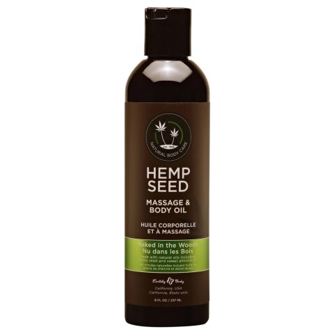 Earthly Body Olejek do masażu 236 ml - naturalna mieszanka z witaminą E