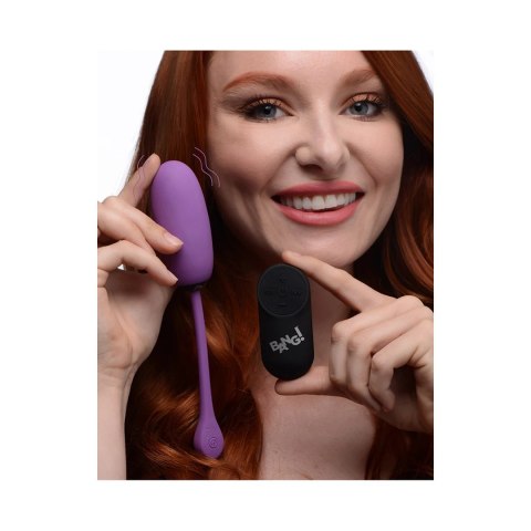 XR Brands BANG Toy Pluszowe Jajko 28 Trybow Pilot USB Silikon