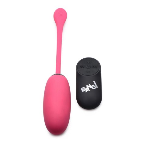 XR Brands BANG Toy Pluszowe Jajko z Pilotem 28 Trybow Silikon Wodoodporne