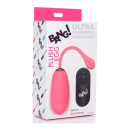 XR Brands BANG Toy Pluszowe Jajko z Pilotem 28 Trybow Silikon Wodoodporne