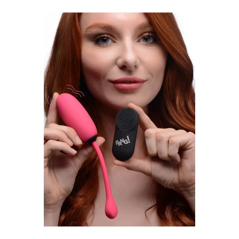 XR Brands BANG Toy Pluszowe Jajko z Pilotem 28 Trybow Silikon Wodoodporne