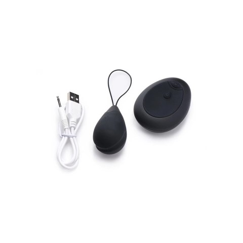 XR Brands Bang! Wibrujące jajko silikonowe 10 trybow IPX5 fioletowe