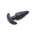 XR Brands Smooth Silicone Plug z pilotem, wodoodporny, 21 trybow