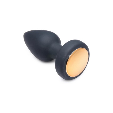 XR Brands silikonowy korek LED średni z pilotem i 7 trybami wibracji