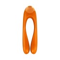 Satisfyer Candy Cane - Mini wibrator na palec czarny, kompaktowy