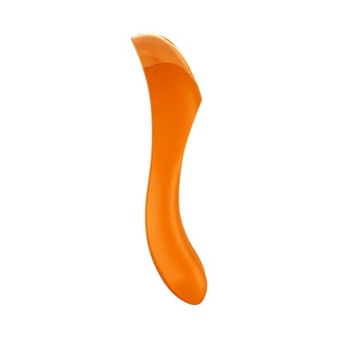 Satisfyer Candy Cane - Mini wibrator na palec czarny, kompaktowy