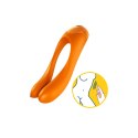 Satisfyer Candy Cane - Mini wibrator na palec czarny, kompaktowy