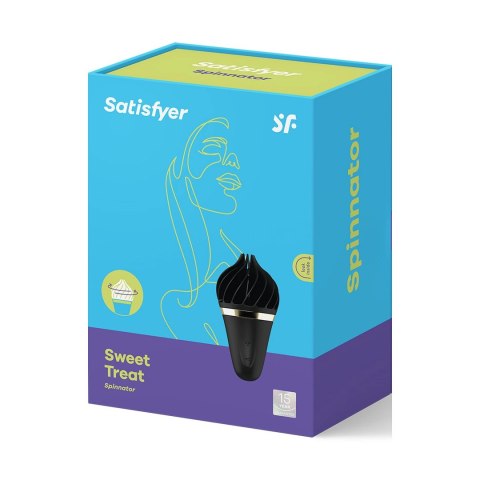 Satisfyer Sweet Treat - stymulator z obrotowym systemem silikonowym