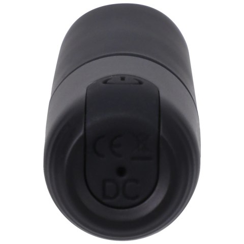 Doc Johnson Mini Bullet 10-funkcyjny silikonowy wibrator USB czarny