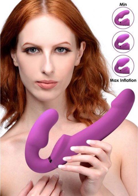 XR Brands Evoke Strapless z pilotem - silikonowy model z pompką