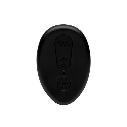 XR Brands Plug analny silikonowy z pilotem, funkcja ogrzewania