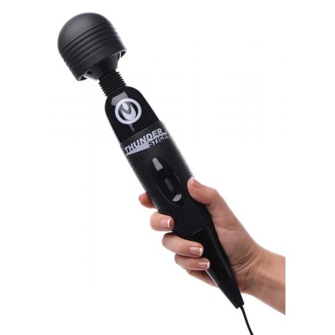 XR Brands Thunder Stick masażer z regulacją mocy, czarny