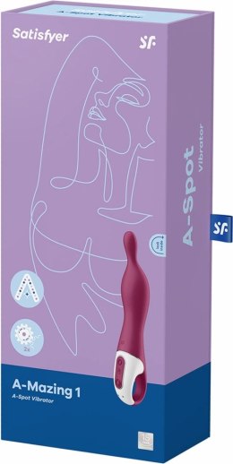 Satisfyer A-Mazing 1 - Precyzyjny stymulator punktu A, silikon, wodoodporny
