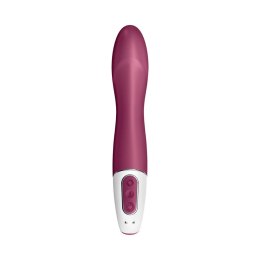 Satisfyer Big Heat zakrzywiony wibrator z funkcją podgrzewania Bluetooth