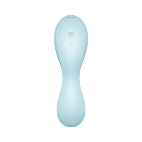 Satisfyer Curvy Trinity 5+ wielofunkcyjny model pulsacyjny Bluetooth rożowy