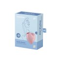 Satisfyer Cutie Heart - Podwojny wibrator pulsacyjny, silikon, rożowy