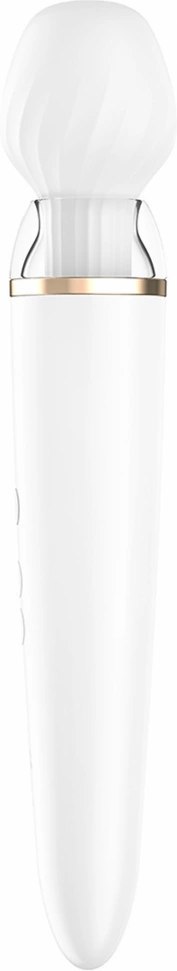 Satisfyer Double Wand-er Woman Masażer z wymiennymi nasadkami, biały