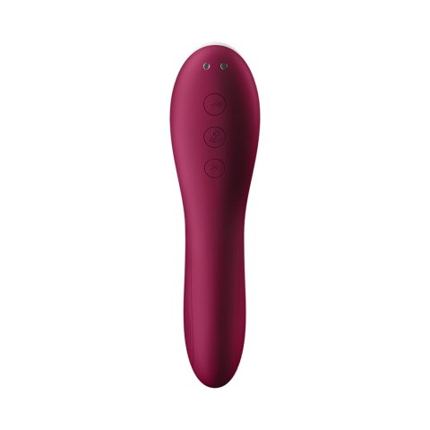 Satisfyer Dual Crush - Wibrator pulsacyjny 2w1, silikon, wodoodporny