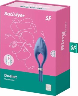 Satisfyer Duelist - Pierścień silikonowy regulowany, wibracyjny IPX7