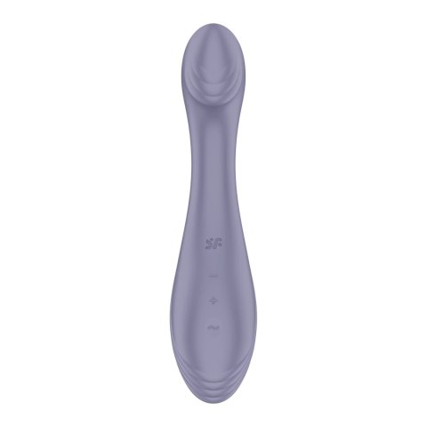 Satisfyer G-Force silikonowy wibrator zakrzywiony, 50 trybow, fioletowy