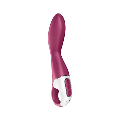 Satisfyer Heated Thrill - zakrzywiony model z funkcją podgrzewania, fioletowy