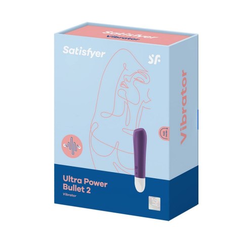 Satisfyer Power Bullet 2 - kompaktowy model wibrujący, czarny