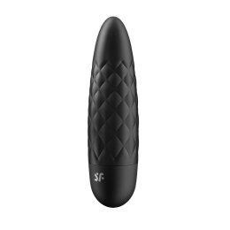 Satisfyer Power Bullet 5 czarny - kompaktowy model z teksturą