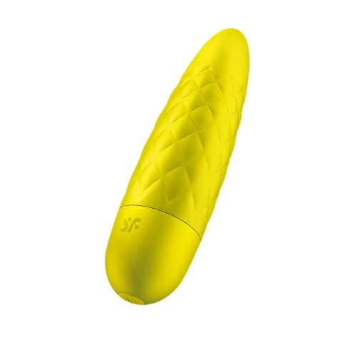 Satisfyer Power Bullet 5 - kompaktowy model z teksturowaną powierzchnią, czarny