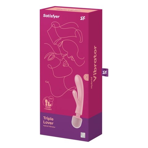 Satisfyer Triple Lover masażer wielofunkcyjny 3 silniki silikon IPX7
