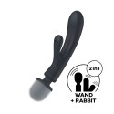 Satisfyer Triple Lover model 3-silnikowy silikonowy, wodoodporny IPX7